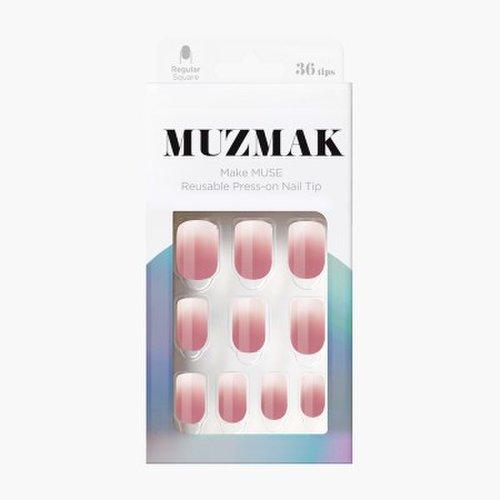 MUZMAK Reusable Nail Tip Dove (Regular Square)