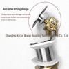 LANGZHIWEN Brass Sink Pop-up Drain with Basket & Overflow