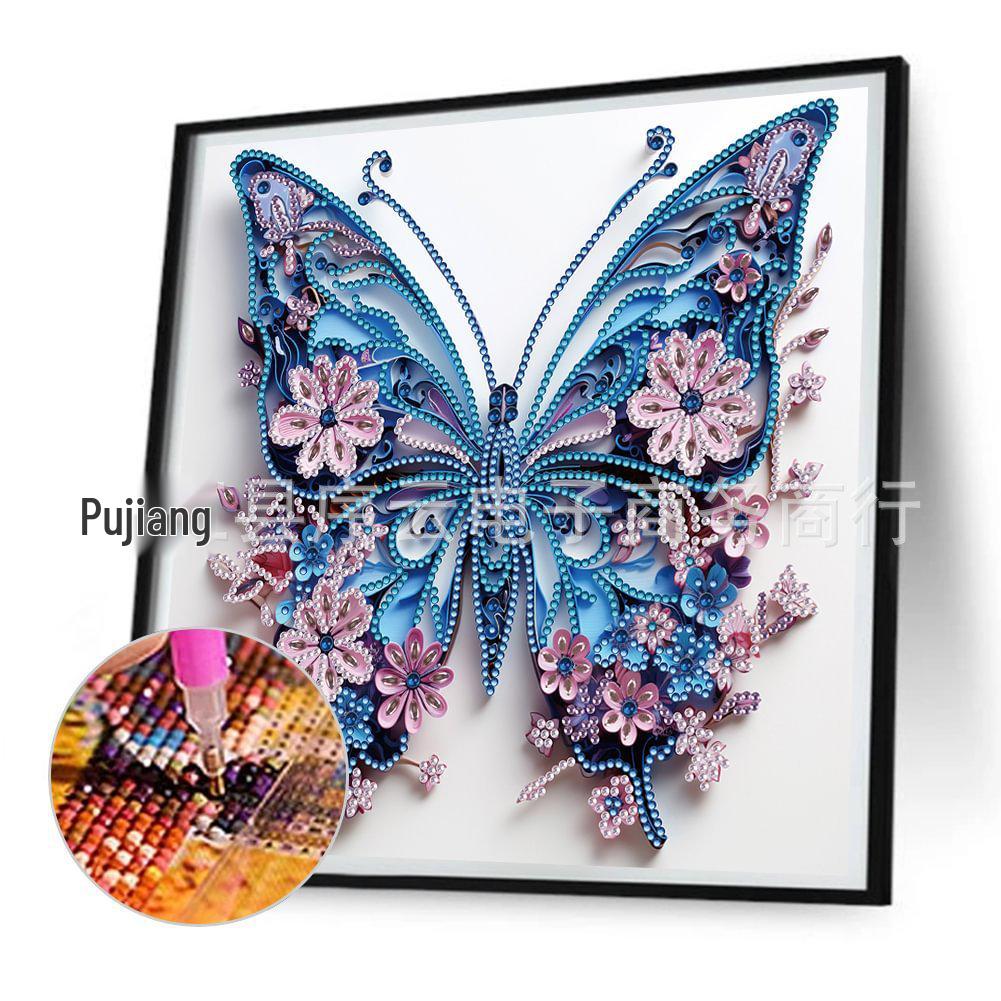 

Изысканная алмазная мозаика «Бабочка» 30x30 см, сделай сам, со стразами и алмазами специальной формы 30*30cm