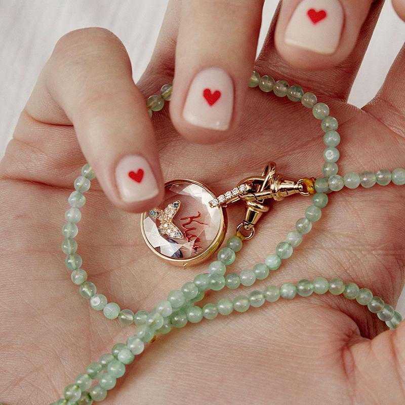 Pingente Caixa de Fotos Personalidade Retrô com Pingente DIY Aberturável Design Oco Caixa Transparente Cor Preservação Ouro