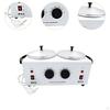 Double Pot Wax Warmer Portable Melter Machine for Hand and Feet SPA Epilator