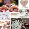 4-6cm Unfinished Wooden Hearts, Blank Wood Heart Slices for DIY Craft, Art, Home Decor, Wedding, Valentine's Day Projects