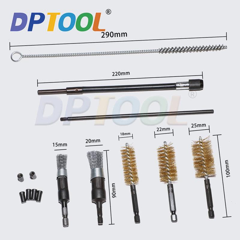 Diesel Fuel Injector Seat Cleaner Set Washing Cleaner Bristle Kit Cleaning Brushes Auto Repair Tools Car Cleaning Tool