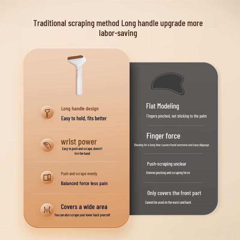 Koaiyuan Bian Stone Gua Sha Scraper with Angelica Essential Oil