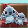 Stitch Pineapple Plush Toy With Pp Cotton For Kids Bedroom Decor