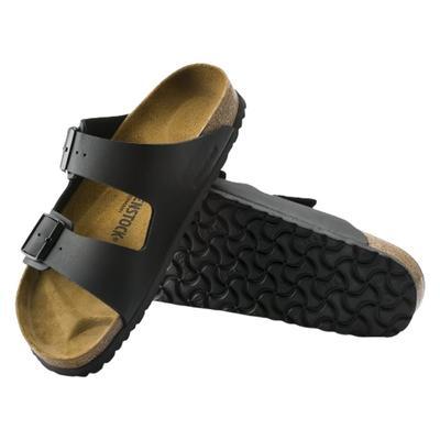 Birkenstock Arizona Strap Sandals Narrow Black Birko-Flor Unisex Arizona Narrow 51793 Black EU36(23.0cm)