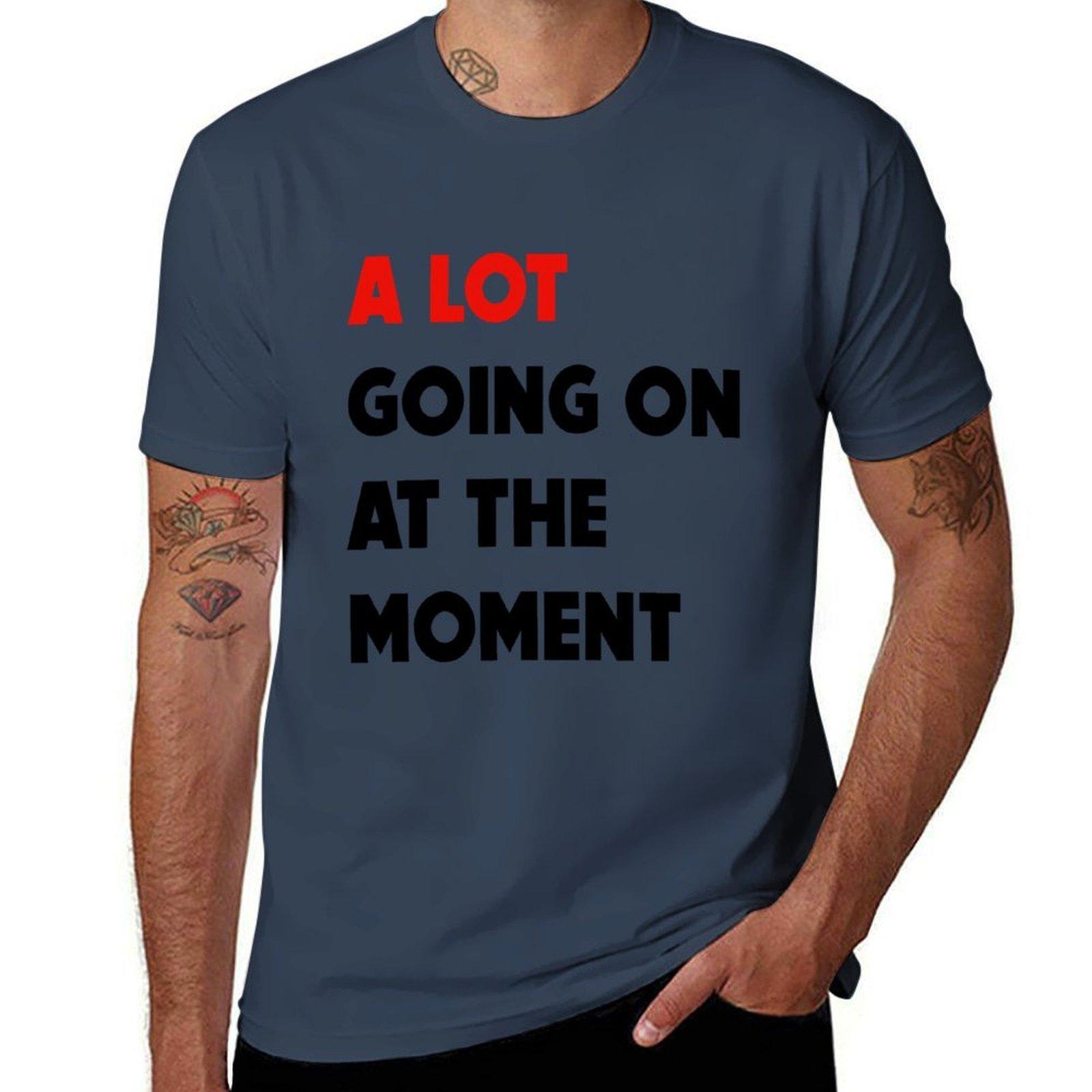 A Lot Going On At The Mounisext Tshirt Large Size Loose Casual Tee S