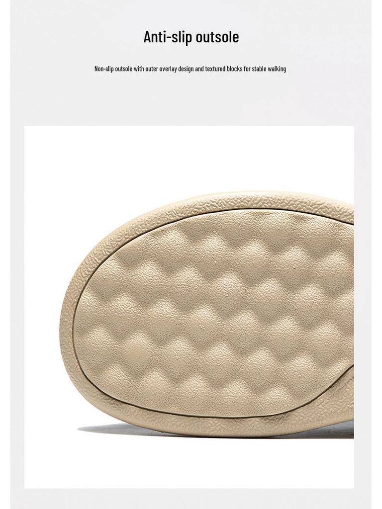 2025 Autumn Men's Height-Boosting Thick-Soled Leather Skate Shoes - Comfortable, Fashionable Lace-Up Design