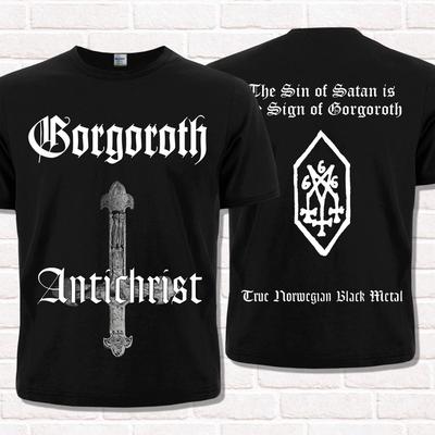 Gorgoroth marškinėliai 'Antichrist' (1996 m). Tikras norvegiškas juodasis metalas.