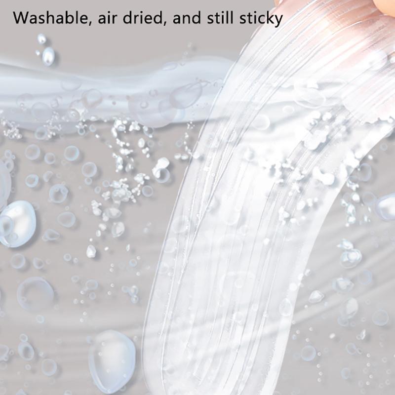 1Pair Gel High Heels Heel Protectors Stickers Women Shoes Heel Cushion Foot Care Non Slip Shoe Pads For Adjustable Size Insoles