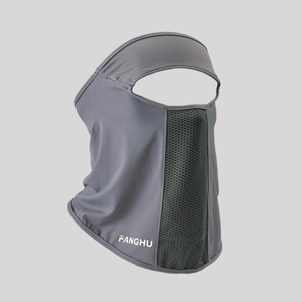 Neck Protection Ice Silk Sunscreen Mask Anti-UV Face Mask Breathable Ear Cord Face Cover Scarf Outdoor Sports