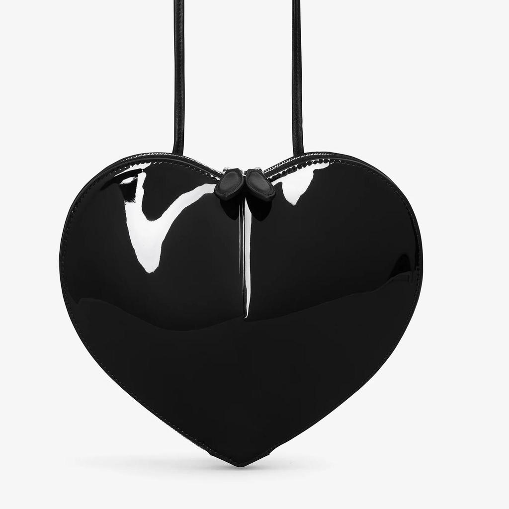 LECOEUR Genuine Leather Heart-Shaped Crossbody Shoulder Bag