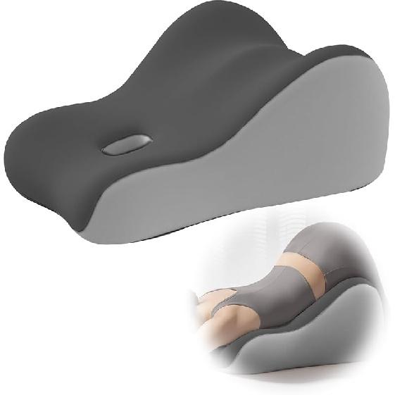 Подушка-клин для интимности для пар – Подушка-поддержка из пены с памятью для талии, шеи и спины, водонепроницаемая и портативная со съемной моющейся наволочкой, идеально подходит для темно-серого