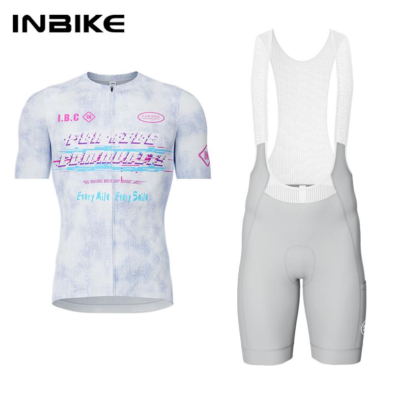 Maglia da Ciclismo da Strada con Tasche Maniche Corte Kit da Ciclismo Pantaloncini con Bretelle Imbottiti Abbigliamento da Ciclismo MTB Set Tuta da Ciclismo Estiva Traspirante 2026
