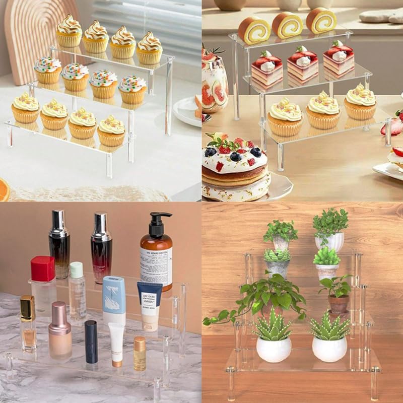 wowjimi Figure Single Layer 8cm x Tiered Display Stand for Stepped Display Assembly Figure Figure Stand 2-liter Stand, 20cm, Figures, Stand, Required,