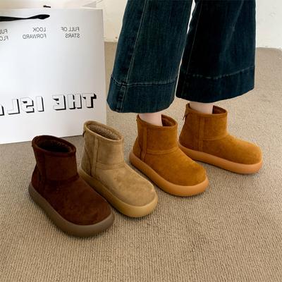 Women's Thick-soled Fashion Footsteps Winter Lightweight Warm Anti Cold Snow Boots Non-slip Casual Sneakers Cotton Boots