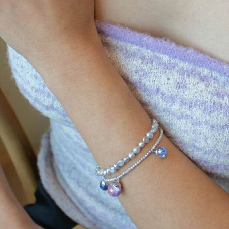 Luvinball Seaform Snowball Pearl Bracelet