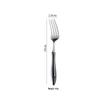 Macron High-End Ceramic Handle 304 Stainless Steel Cutlery Set: Round Spoon & Fork