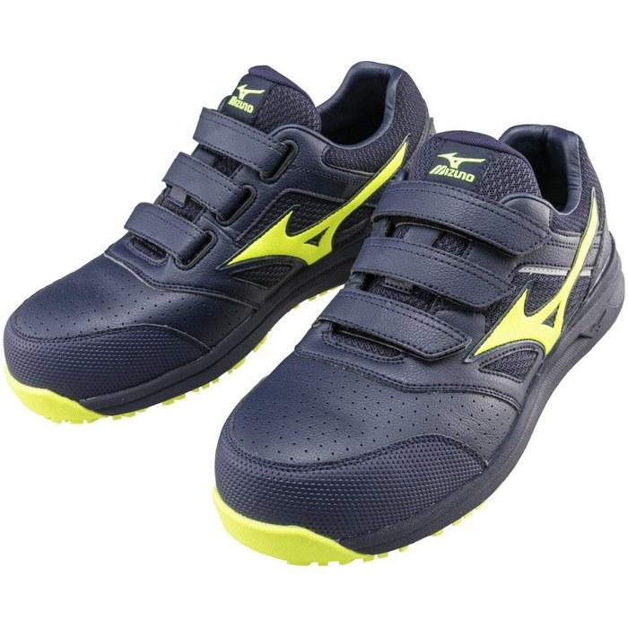 [Allmight] Safety Shoes Lightweight LSII 22L JSAA Standard Duty Navy/Yellow 25.0 cm