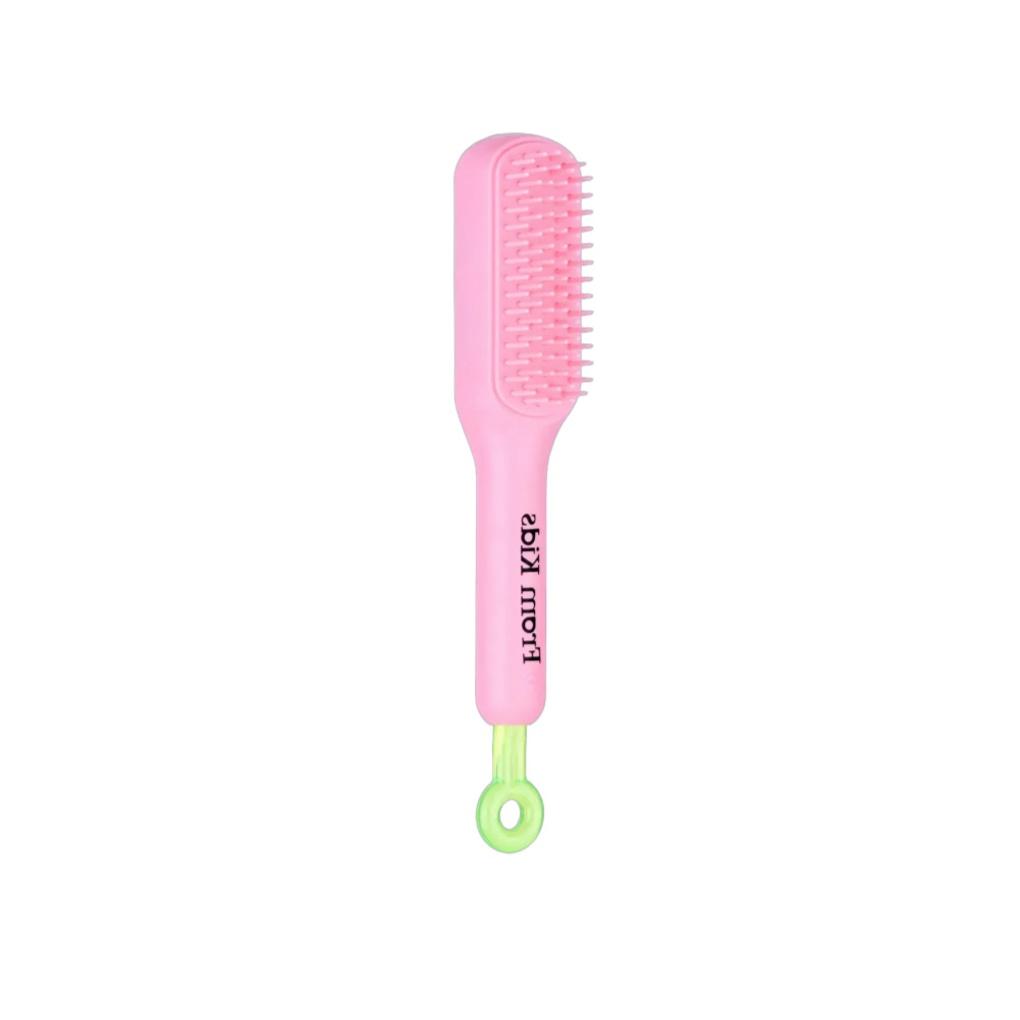 Fromkids Magic Hairbrush 2 Types, Self-Cleaning Macaron Comb for Toddlers, Children, and Elementary School Students