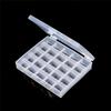 1pc Plastic Empty Bobbins Case Sewing Machine Bobbin Organizer Storage Clear Box for 25 Spools