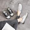 Genuine Leather Women's Flat Sneakers Large Size 35-41 Autumn Vulcanized Casual Shoes Comfortable Flats Ladies Footwear