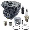 51mm Cylinder Piston Kit For Husqvarna 570 570XP 575 575XP Chainsaw Needle Bearing Spark Plug 5372541-02 525839402 537254502