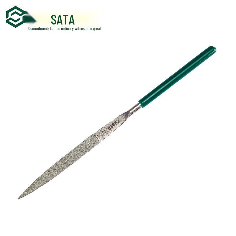 SATA 03852 Diamond Pointed Half-Round Precision File