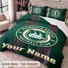 Plymouth Argyle FC Printed Bedding Set Custom Name Text 1 Duvet Cover 2 Pillowcases For Bedroom