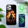 Katsuki Bakugo R-Hero Academia Phone Case For iPhone 14,16,15,13,17,12,Plus,Pro,Max Magnetic For Magsafe Frosted Cover