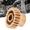 4301-0006-0024 24 Teeth Sprocket Brass 6mm D-Bore MOD 0.8 Gear Industrial Robot Spare Parts