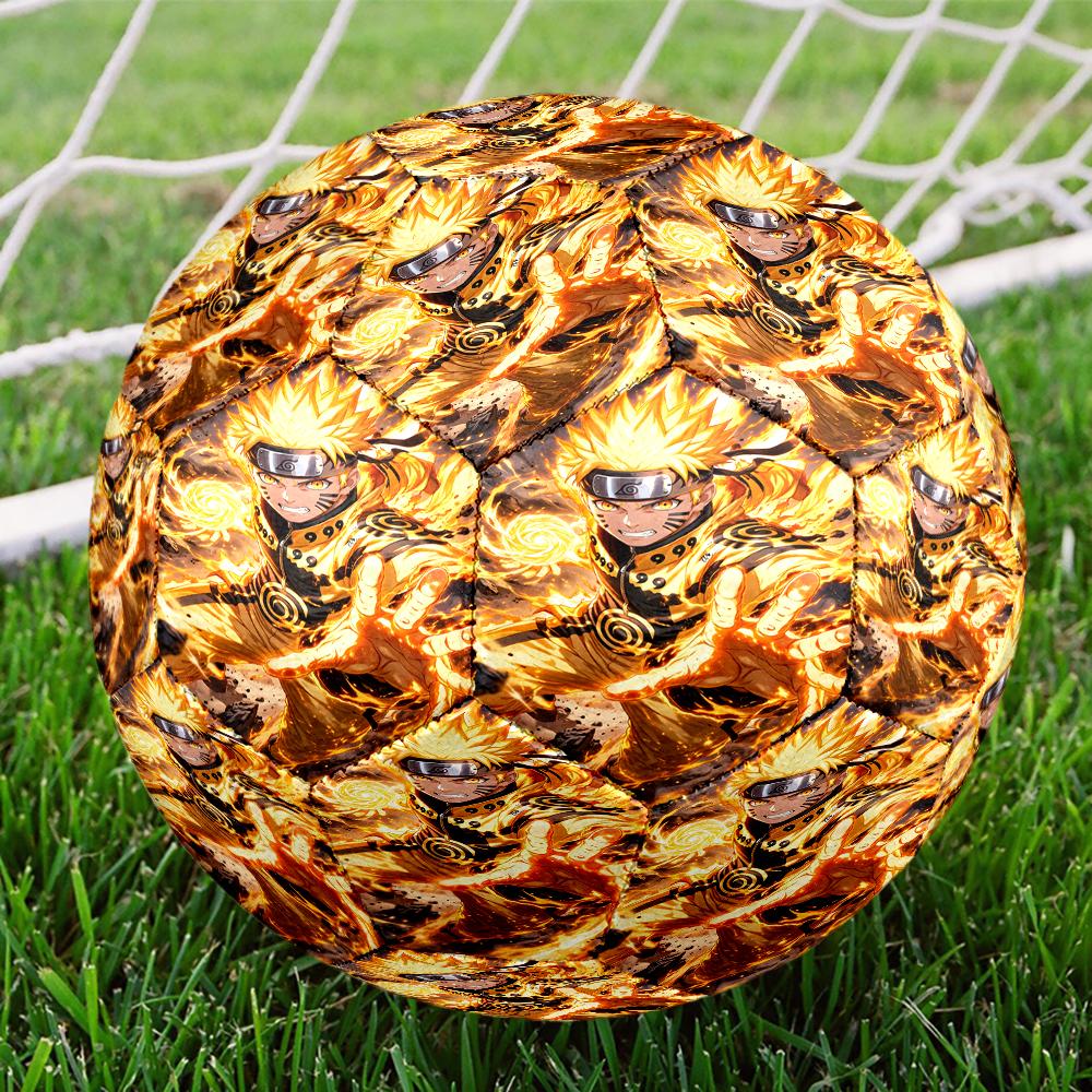 Dark Anime Ninja Character Size 5 Soccer Balls, Anti-Slip, Protective Football, Outdoor Sport, a Unique Gift Suitable for Him/her, Birthdays