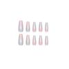 Cat Eye Gradient Ballerina Nails: Medium, Removable Nail Art Tips (Set of 10)