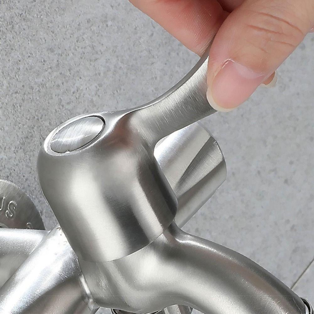 One In Three Out Stainless Steel Faucet with Tape Angle Valve Faucet  Domestic Use