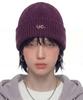 Eondeokeonteulol Four Seasons Beanie Beanie / Rib / Loose / Uc / D Purple