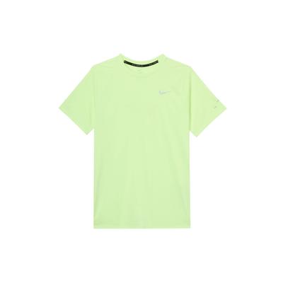 Dri-FIT ADV Stride Series Logo Quick-Dry Breathable Pullover Short Sleeve T-Shirt Men Tops Light-Fluorescent-Yellow Reflective-Silver HV5204701