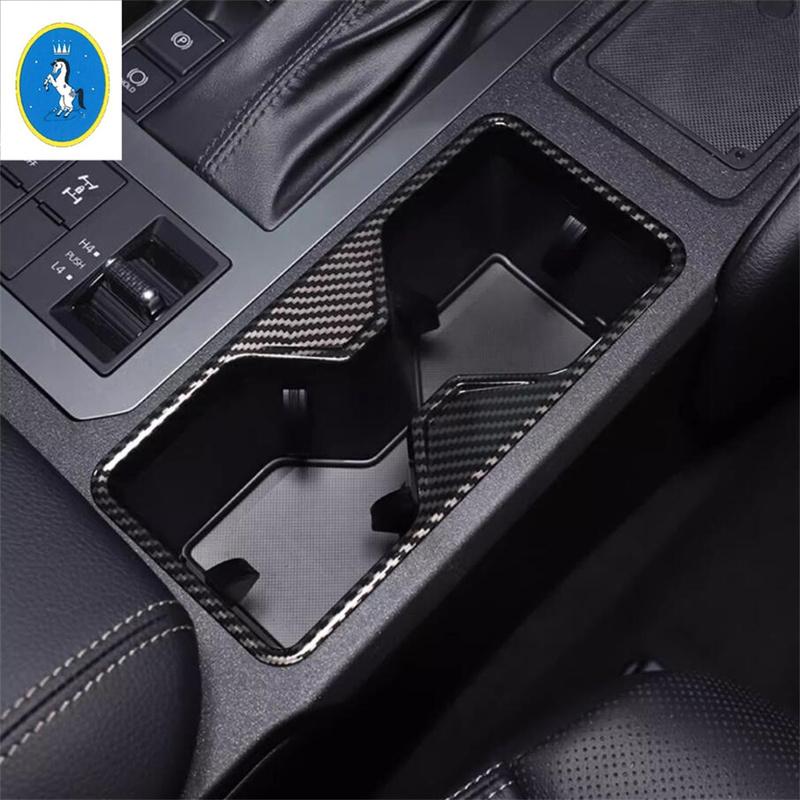 Auto Central Console Front Water Cup Holder Panel Decor Cover Trim Accessories For Toyota Land Cruiser 250 Prado LC250 2024 2025