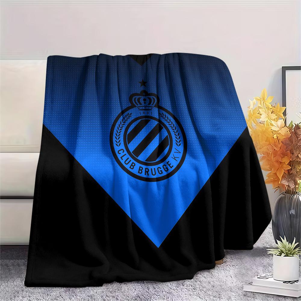 Club Brugge KV Flannel Blanket, High Quality Comfortable for All Seasons, Home Decor, Warmth and Comfort