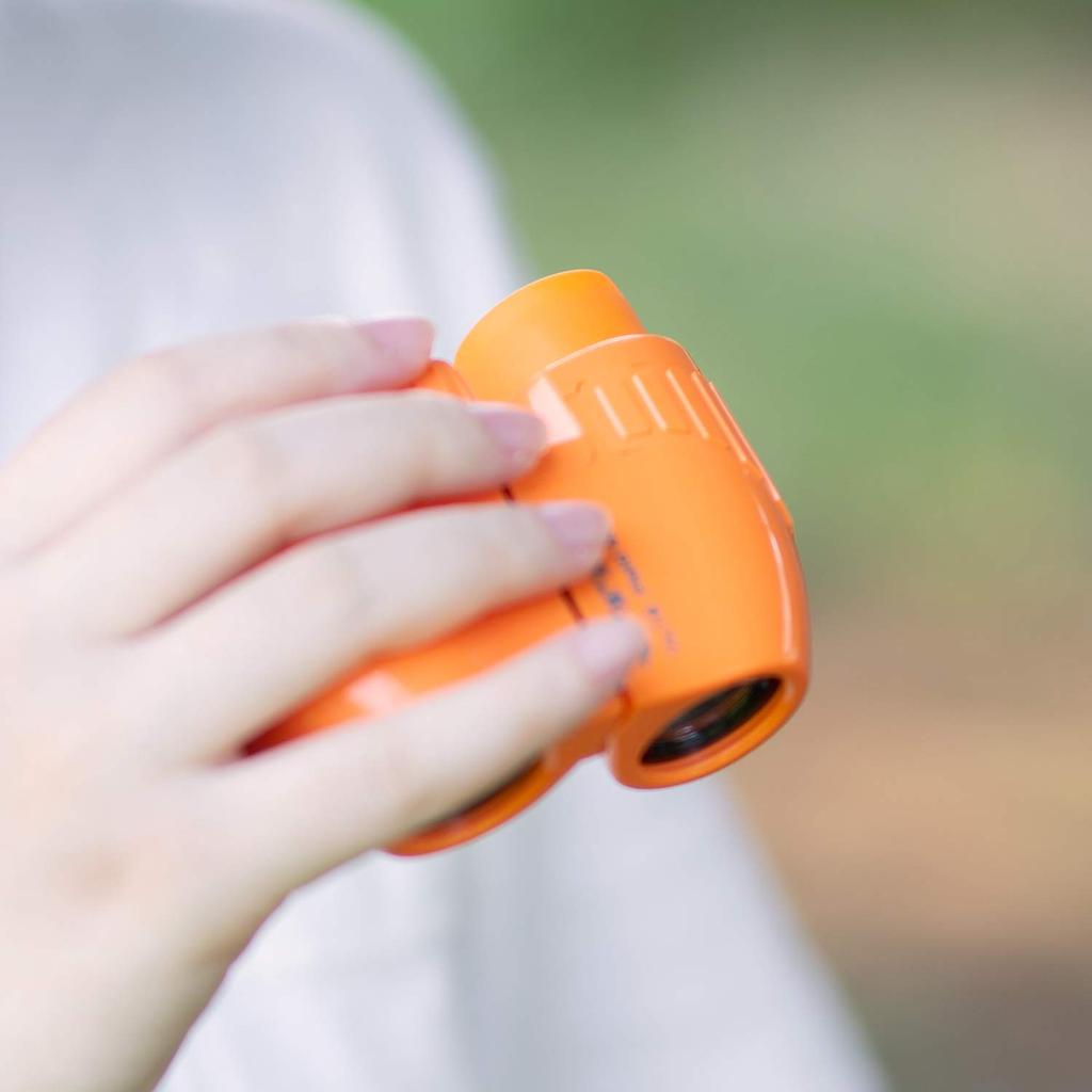 Kenko 7x18 Porro Prism 7x 18mm V-TEX Binoculars, Magnification, Aperture, Orange, VT-0718OR