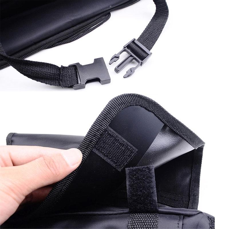 Car Seat Back Multi-Pocket Ice Pack Bag Hanging Organizer Collector Storage Box Car Interior Accessories Black Stowing