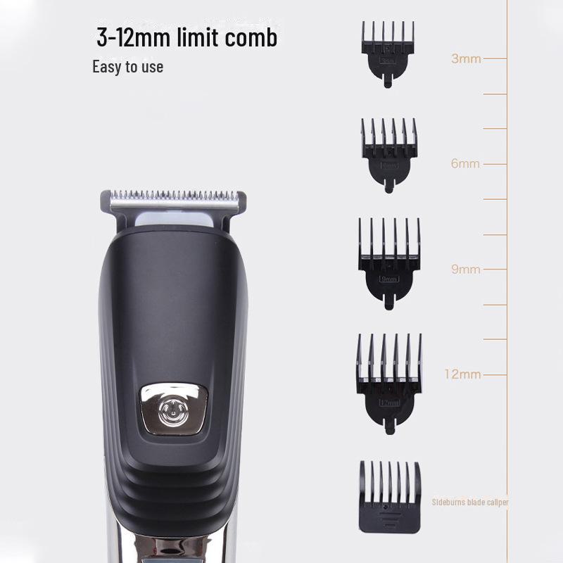 Waikil 6-in-1 Multifunctional Electric Grooming Kit: Hair Clipper, Razor, Body Hair Trimmer
