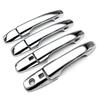 8Pcs Chrome Car Exterior Side Door Handle Frame Cover Trim For Perodua Ativa Toyota RAIZE Daihatsu ROCKY