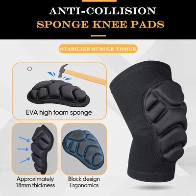 1 par knä armbågsskydd Stöd för cykling Snowboard rullskridskoåkning Skateboard Extremsport Skyddsutrustning Knäskydd