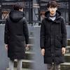 Hooded Long Winter Duck Down Parkas Men Casual Clothing Outwear Down Jackets Male Thick Down Coat