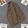 Frauen Blazer Formale Einfarbig Langarm Anti-falten Revers Pendeln Strickjacke Business OL Stil Damen Anzug Mantel Weibliche kleidung