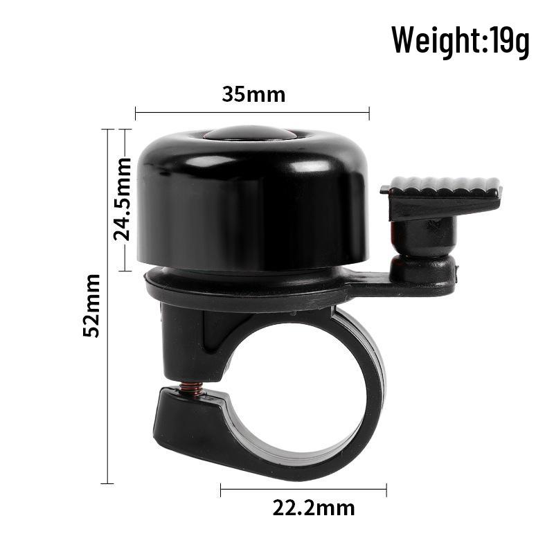Colorful Mini Bicycle Bell - Loud Thumb Ring for Bikes and Scooters