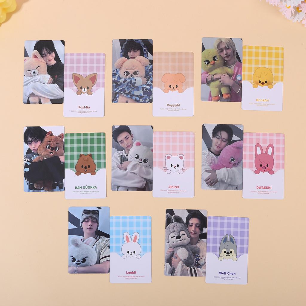 8Pcs Straykids Lomo Card Skzoo Small Card Huang Xuanchen Fang Can Han Lucky Card Seoul World Tour Same Style Small Card Set