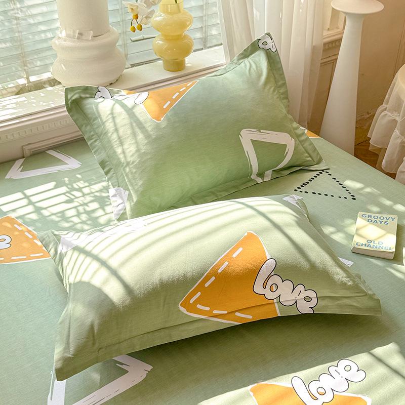 Cotton Pillowcases: Pure Cotton, Simple Style for Home, Dorms, Single & Double Rooms (Single/Pair)