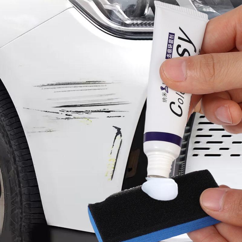 Kit Agente Reparador de Arañazos de Coche Arañazos Cuidado de la Pintura Herramientas de Limpieza de Coche Compuesto Pulidor para Carrocería Automotriz Reparación Antiarañazos
