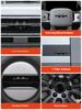 For BYD Formula Leopard 5 Fang cheng bao 5 Black Car Emblem Decorative Front Rear Blacked-Out Emblem Wheel Hub Emblem